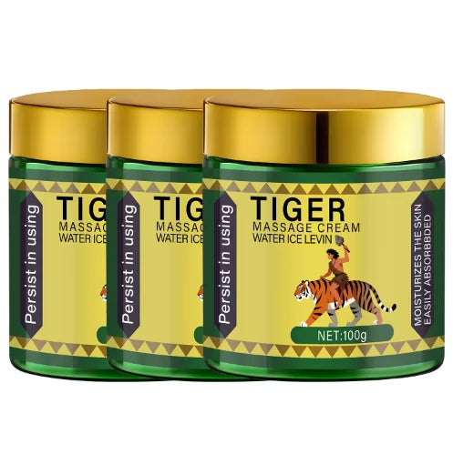 Tiger Massage Cream with Collagen & Retinol - Moisturizing & Nutrient-Rich Formula for Softer, More Confident Skin.