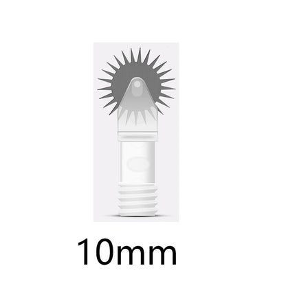 10pcs Microblading Needles PMU Tattoo Roller Needles Permanent Makeup Blade 7mm 10mm Manual Eyebrow Pen Blades Supplies