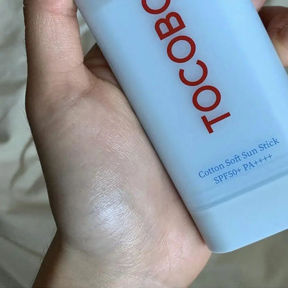 Sunscreen Refreshing Moisturizing Natural Concealer Anti-ultraviolet Cotton Protection Stick Easy Carry Brighten Skin Makeup
