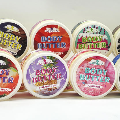 100g two bottles of body glaze - 8 flavors, daily nourishing and moisturizing - non-greasy, with storage bag