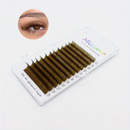 The Royal Blue Color 8-15 Length is Mixed With Natural Softness To Extend The Professional Grafting False Eyelash Makeup 0.07