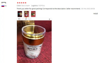 OneSpring Snail Cream Nourishing Anti Wrinkle+Gold Eye Cream Removal Dark Circles Eye Bag Repair Moisturizing Faical Skin Care
