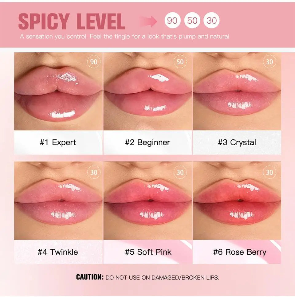 Winter Instant Lip Plumping Oil Sexy Lip Deep Hydrating Moisturizing Care Ultimate Plumping Lip Plumper Gloss Sexy Beauty Makeup