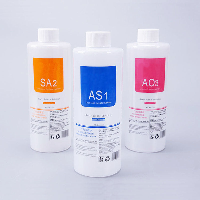 AS1 SA2 AO3 Facial Skincare Face Serum Facial Aqua Peel Solution Product For Hydra Dermabrasion Machine Hydro Skin Deep Cleaning