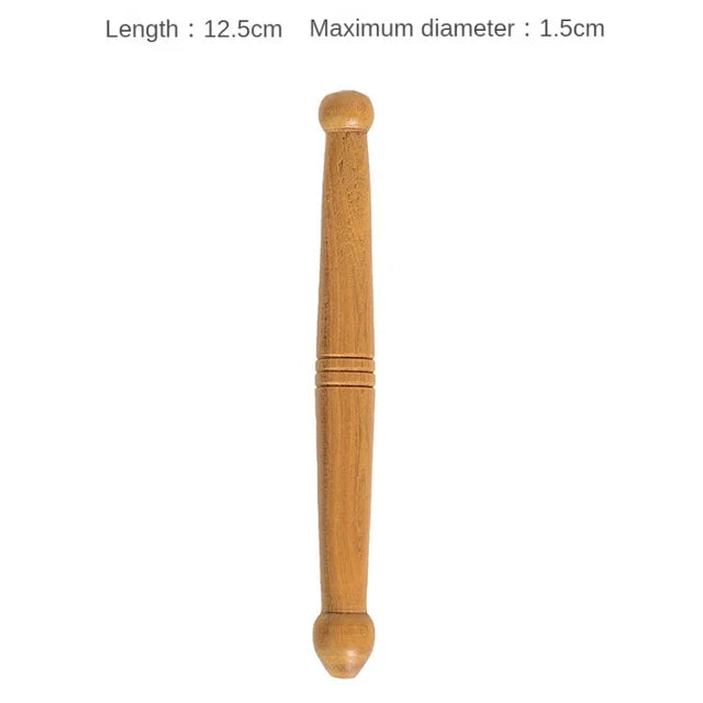 Massage Stick Tool Wooden Foot Spa Physiotherapy Reflexology Thai Foot Massage Health Chart