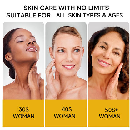 Turmeric Face Serum Anti-Oxidation Dark Spot Corrector Facial Brightening Skin Care Serum for Clearer Smoother Skin