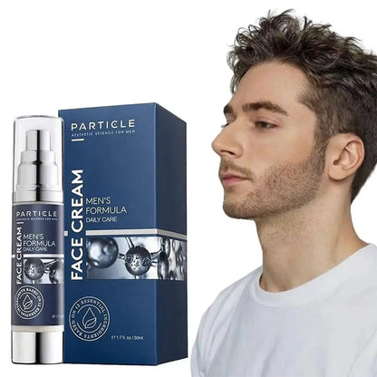 50ml 6-in-1 Men Facial Moisturizer Cream Hydrating Revitalizing Skin Care Particle Face Cream With Collagen Anti Aging & Wrinkle