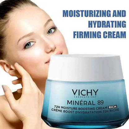 VICHY 89 Facial Cream 72h Refreshing Deep Moisturizing Soothing Firming Repairs Skin Light Cream Original Korea Skin Care
