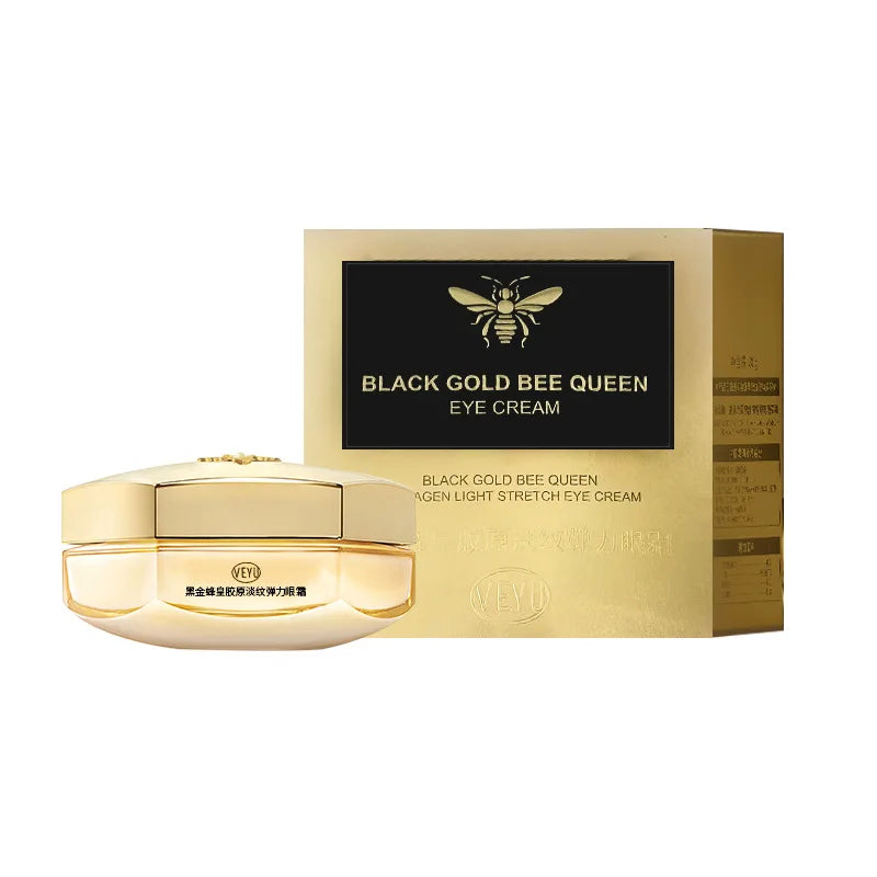 Beauty Salon Line-grade Black Gold Royal Jelly Collagen Light Wrinkle Eye Cream Care Anti Wrinkle Cream Eye Bags Contour Beauty