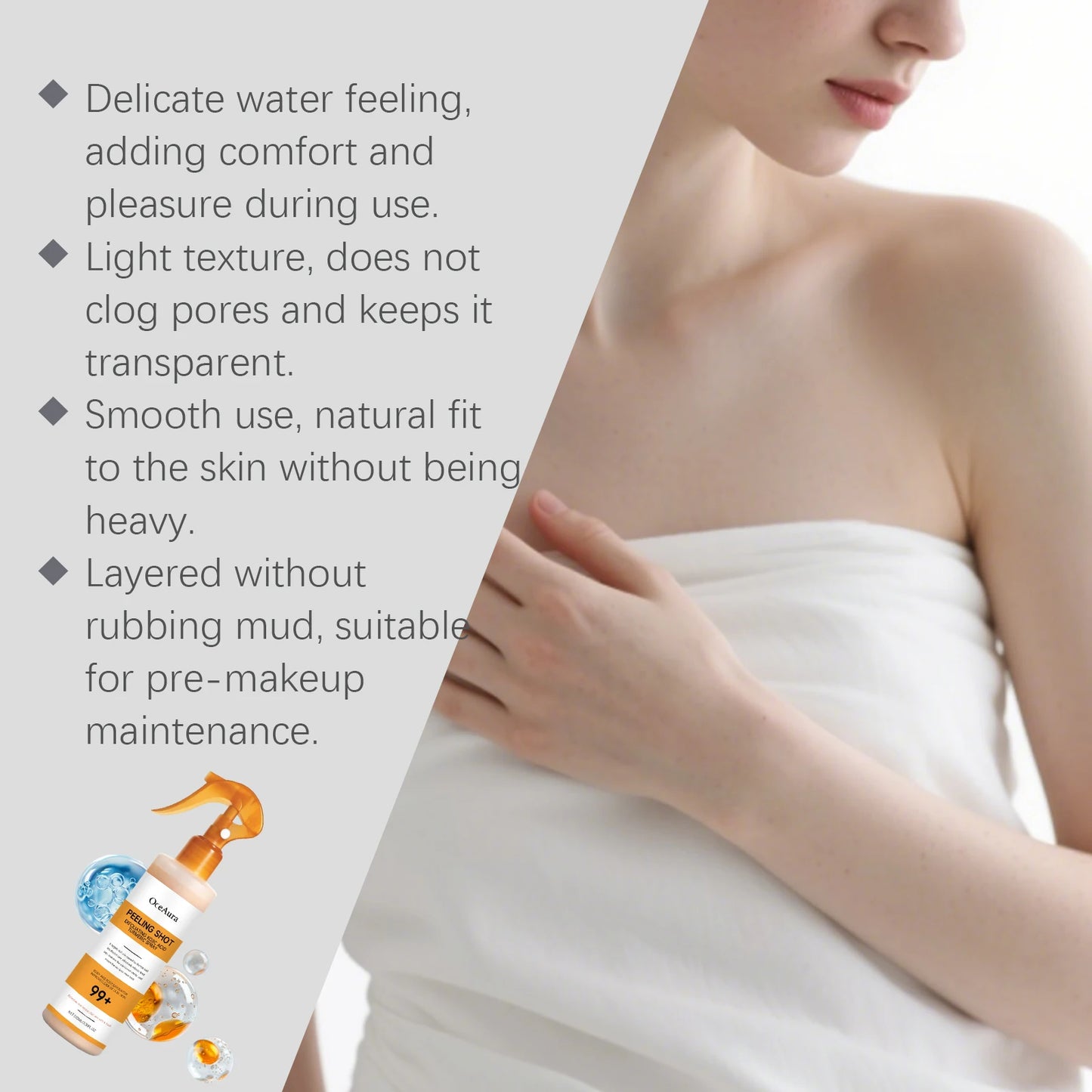 Moisturizing Skin Brightening Serum Lighten Dark Skin Calluses Remover Anti Dryness Peeling Restore Smooth Soft Foot Care Spray