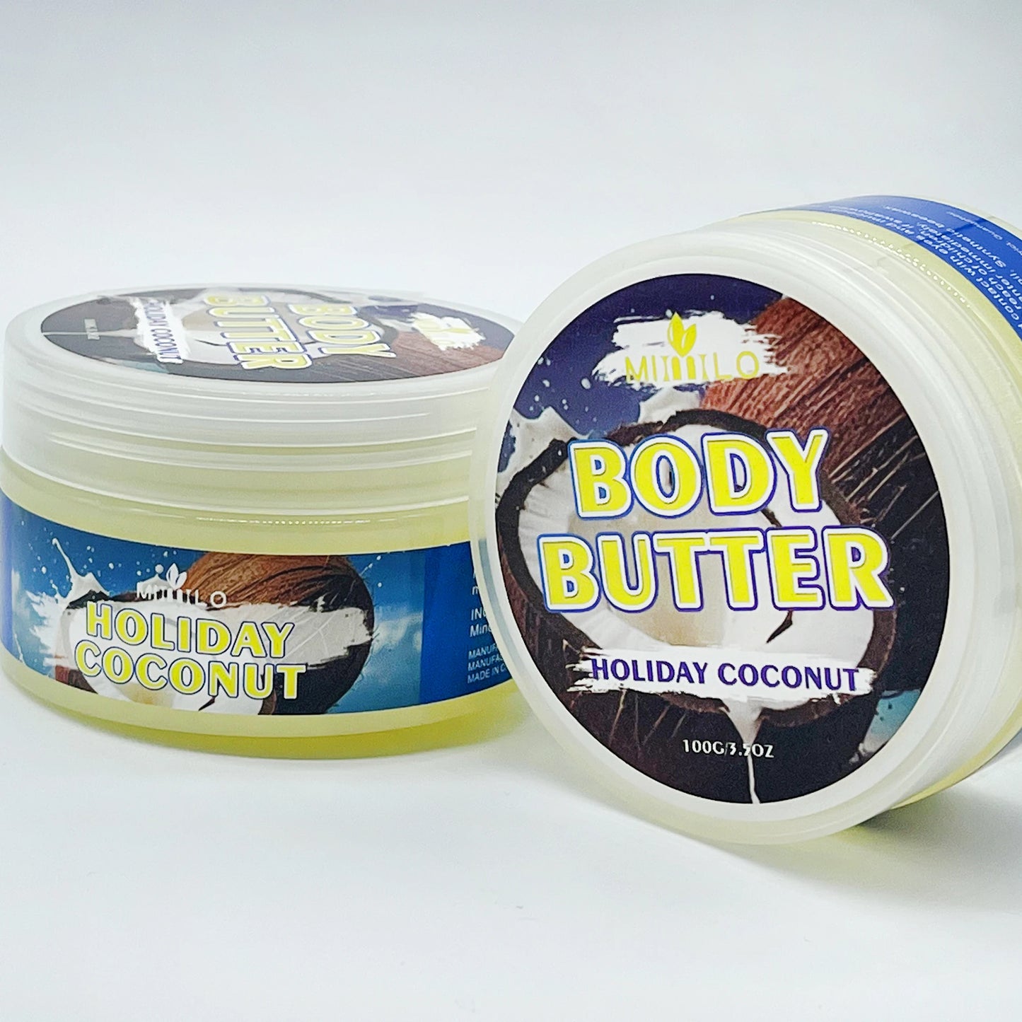 100g two bottles of body glaze - 8 flavors, daily nourishing and moisturizing - non-greasy, with storage bag