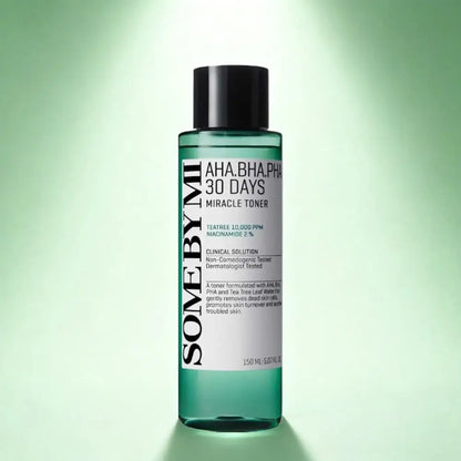 Korean SOME BY MI AHA BHA PHA Tea Tree Triac Acid Essence Face Cream Set for Deep Cleaning of Acne-Sensitive Skin