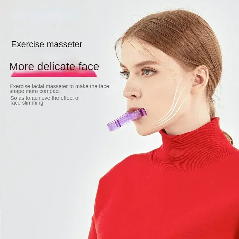 V-shaped Chin Trainer, Facial Neck Trainer, Facial Lifting and Tightening Portable Facial Trainer