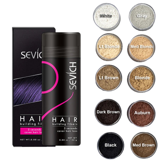 25g Hair Fibers Keratin Thickening Spray Hair Fiber Refill Hair Building Fibers Instant Regrowth Powders Hair Growth Product