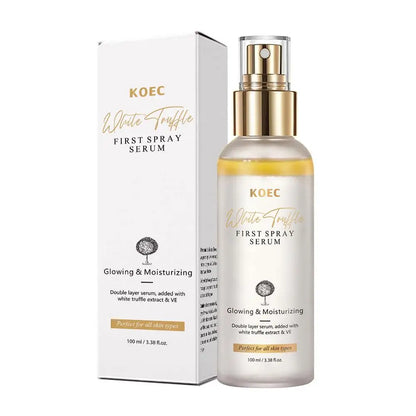White Truffle Spray Essence Hydrating Face Mist & Setting Spray Moisturizing Water Mist Serum Natural Glow Deeply Nourishing