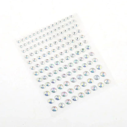 Rhinestone Acrylic Face Decoration Sticker Party Eyes Makeup Crystal Self-adhesive DIY Sticker Girls Face Diamond Tattoo Sticker