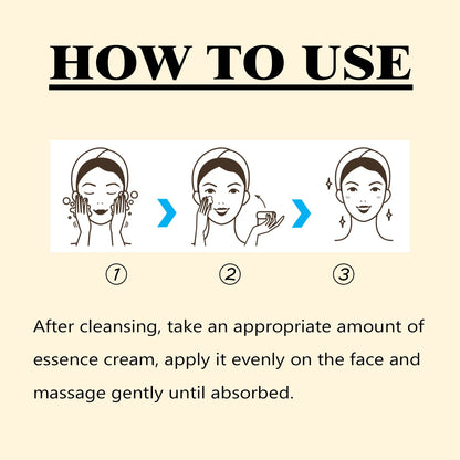 Snail Face Cream Wrinkle Removal Fade Fine Line Shrink Pore Acne Removal Whitening Replenishment Moisturizing Anti Aging Cream