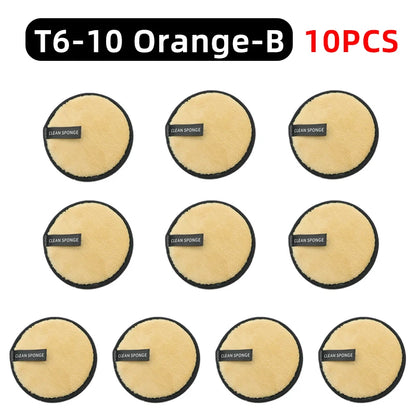 OGEYERO Reusable Makeup Remover Pads Cotton Wipes Microfiber Make Up Removal Sponge Cotton Cleaning Pads Tool