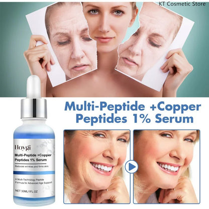 Multi-Peptide +Copper Peptides 1% Serum Firming Lifting Fade Fine Lines Anti Aging Wrinkles Moisturizing Face Skin Care Korea