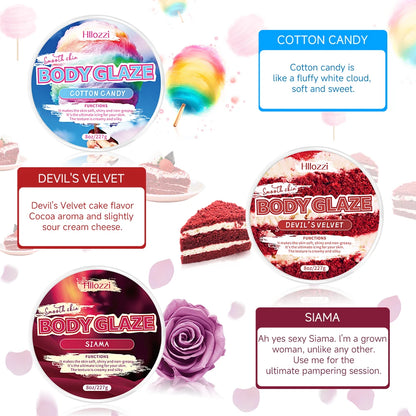 The Dreamy Body Glaze series offers body care, moisturizing, long-lasting fragrance, and a smooth, silky finish.
