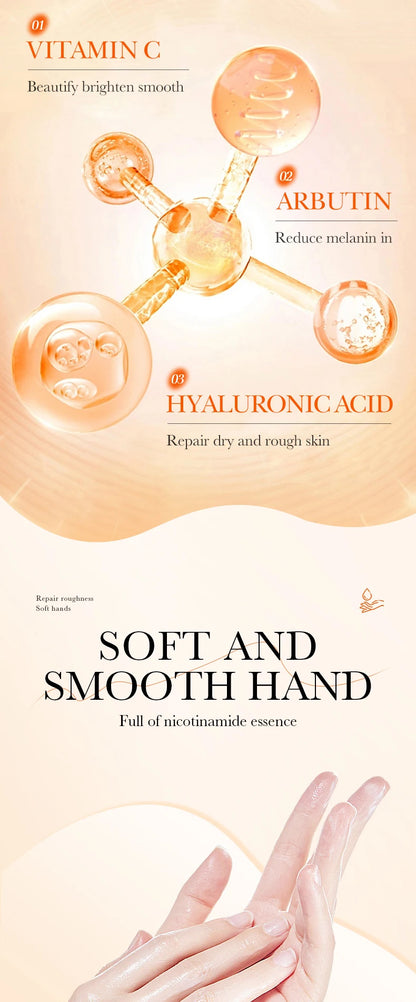 1/3/5 Pcs Niacinamide Hand Mask Hands peel barb Repair Moisturizing Nourishing Brightening Hand Gloves Hands Skin Care