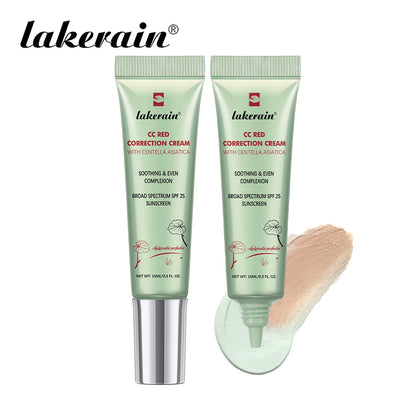 Correcting CC Cream Foundation Moisturizing Waterproof Even Skin Tone Base Makeup Lasting Conceal Pores CC Cream Primer Cosmetic