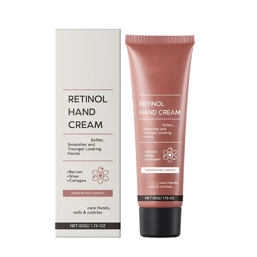 Retinol Hand Cream Firming Hand Lotion Retinol Moisturizer For Aging Dry Cracked Hands Hydrates & Soothes Dry Hands Non-Greasy