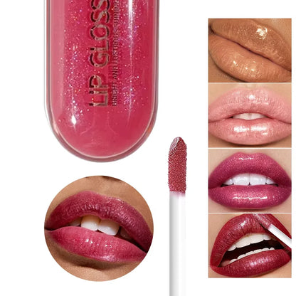 Christmas 12 Colors Glitter Lip Gloss Long Lasting Diamond Pearlescent Metallic Liquid Lipstick Moisturizing Lip Glaze Cosmetics