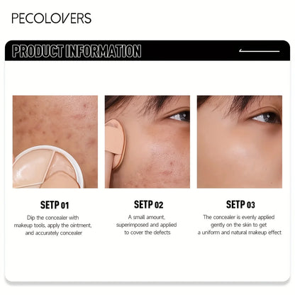 Waterproof Long Lasting Full Coverage for Acne Mark Dark Circles Eye Contour Concealer Palette Moisturizing Face Makeup