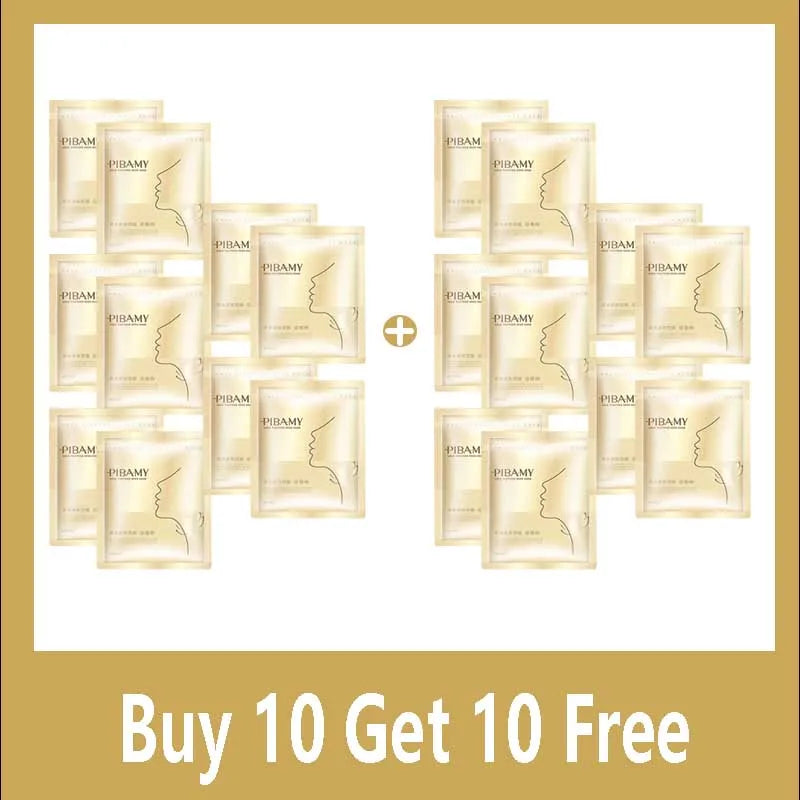 Gold Firming Neck Mask Moisturizing Anti Wrinkles Anti-aging skincare Neck Masks Beauty Necks Skin Care Products