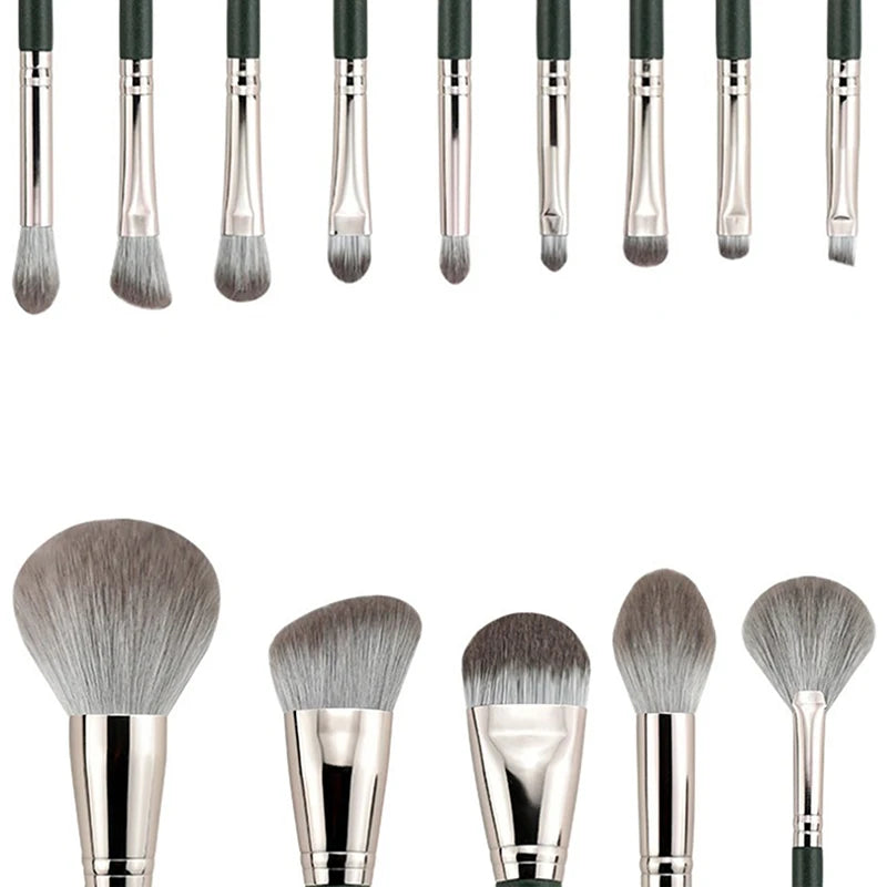 14Pcs Soft Cosmetic Makeup Brush Set Eyeshadow Eyebrow Highlight Lip Brushes Multifunctional For Face Eye Makeup Beginner Tools