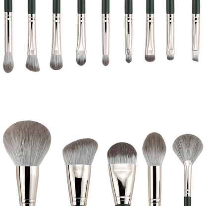 14Pcs Soft Cosmetic Makeup Brush Set Eyeshadow Eyebrow Highlight Lip Brushes Multifunctional For Face Eye Makeup Beginner Tools