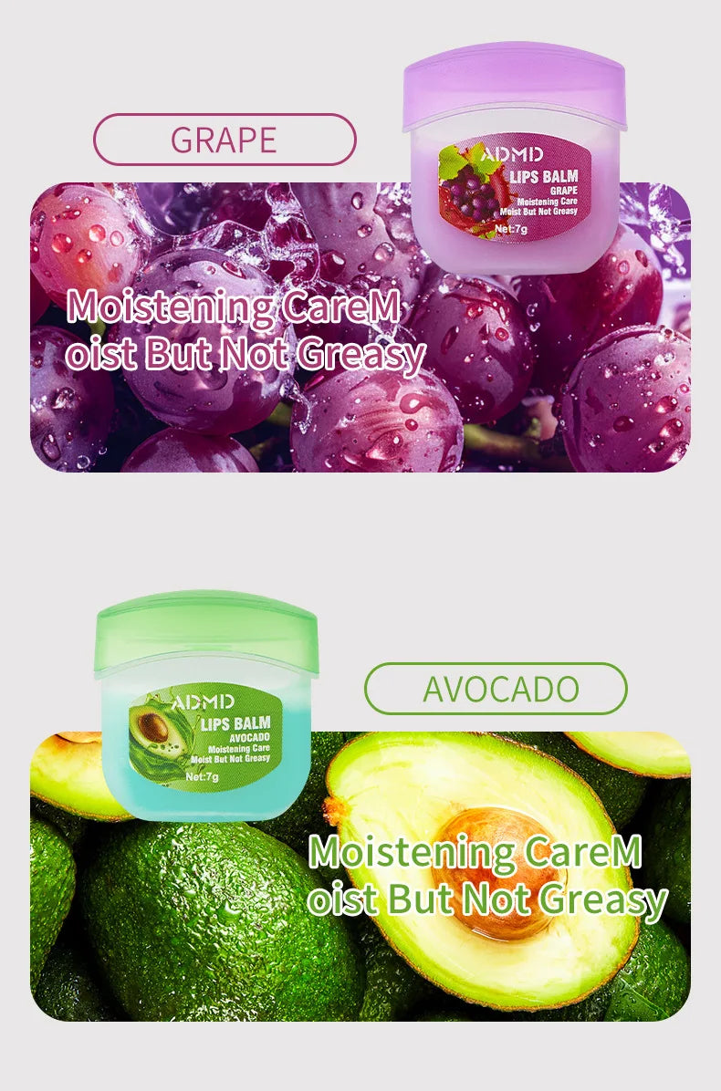 8/4/PCs Lip Balm Moisturizing Lipstick Base Moisturizer Makeup Natural Plant Anti-Cracking Lip Care Petroleum Jelly Lip Balm