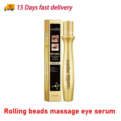Snail Anti-Aging Face Cream Collagen Firming Fade Fine Lines Eye Massage Roller Anti Wrinkles Eye Bags Korean Skin Care Product