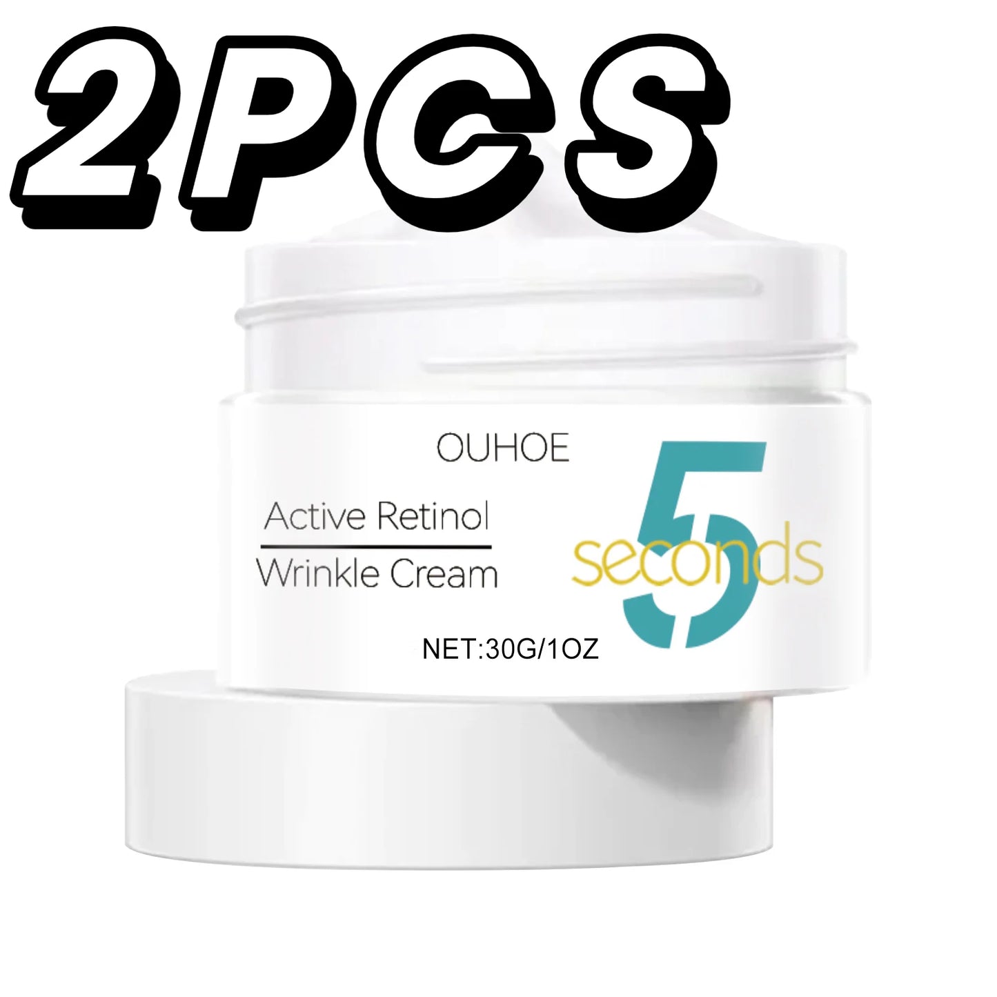 5 Seconds Instant Remove Wrinkles Cream Retinol Anti Aging Firming Moisturizing Tightens Improves Edema Facial Skincare Cream