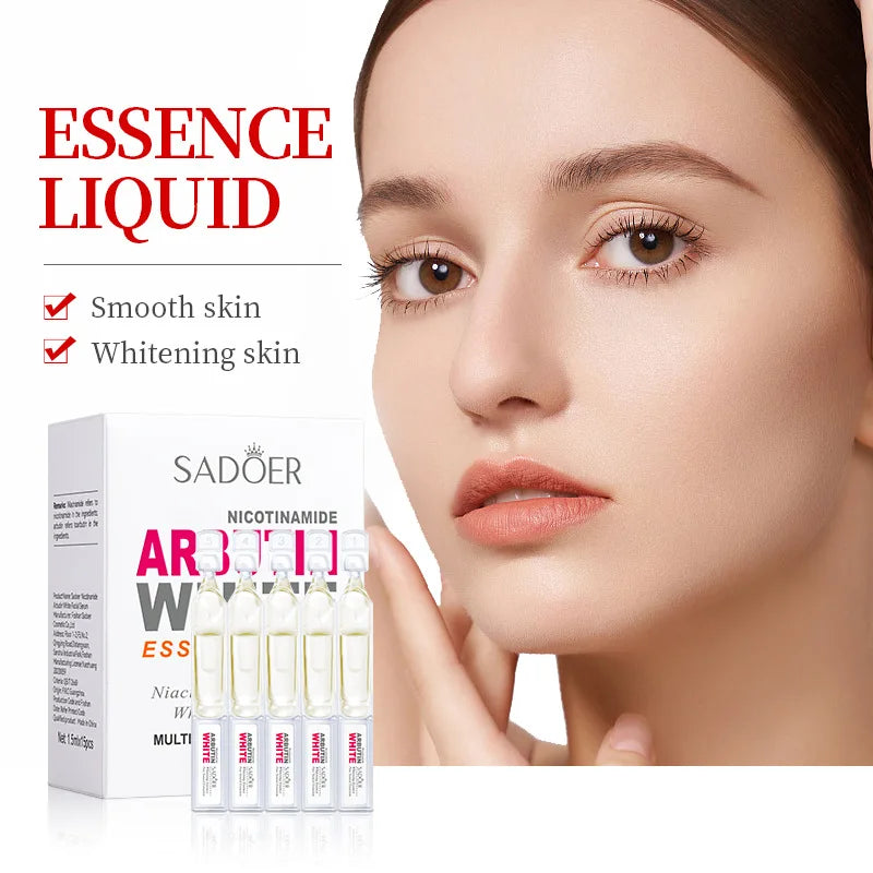 Niacinamide Whiten Serum Arbutin Facial Serum Glass Clarifying Dull Skin Moisturizing Multi-Effect Brightening Korean Skin Care