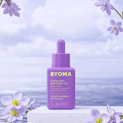 Luxury Hydrating Face Oil Set Squalane Jojoba Seabuckthorn Oil Blend Instant Radiant Glowy Skin Barrier Repair Nourishing Serum