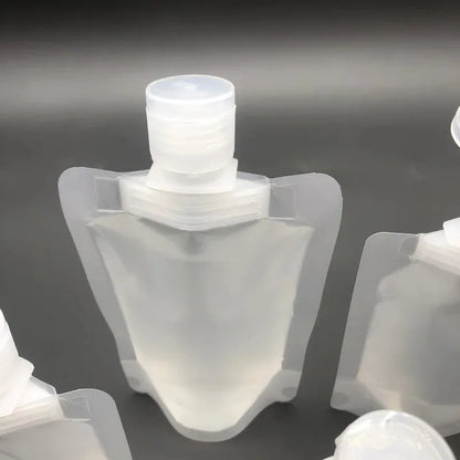 1/6pcs 30/50/100ml Lotion Dispenser Bag Travel Storage Bag Shampoo Liquid Cosmetics Storage Reusable Leak Proof Refillable Bag