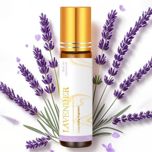 10ml Lavender Roller Essential Oils Women's perfume Massage body oils Skincare Holiday gifts Nail care Moisturizing