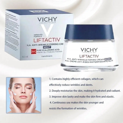 VICHY Firming Cream Vitamin C Firming Brightening Anti-Wrinkle Moisturizing Skin Repair Korea Original Night Cream 50ml