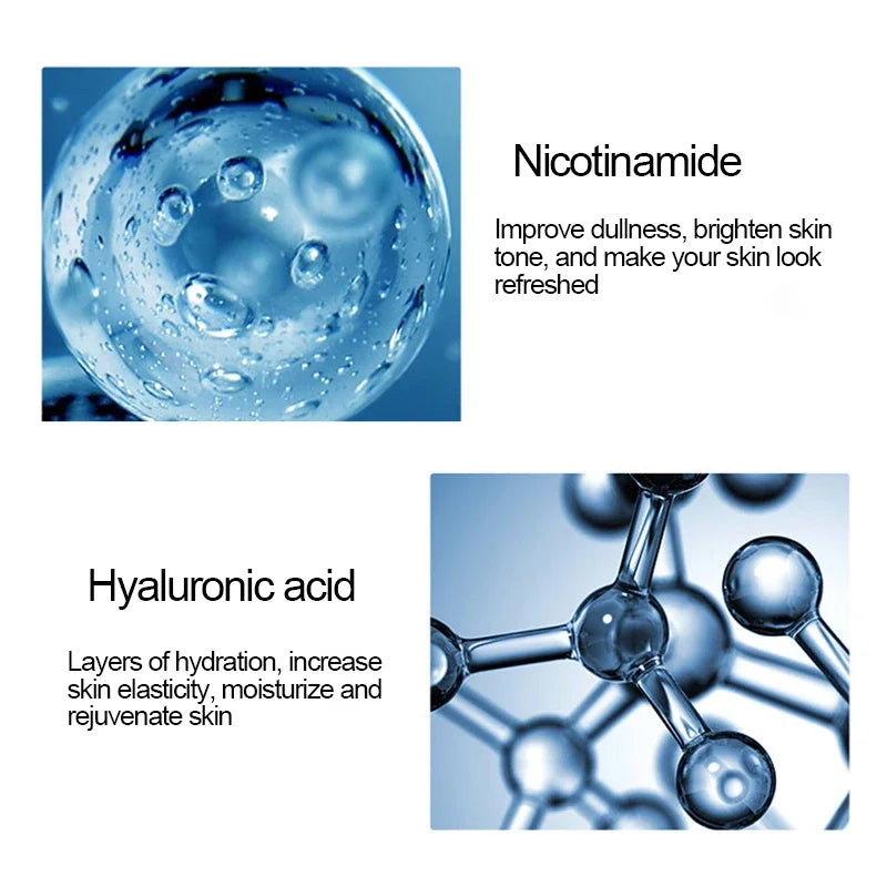 a 500ml  Large Capacity Essence Water Niacinamide Improve Dull Hyaluronic Acid Moisturize Dry Skin Facial Beauty Care Toner