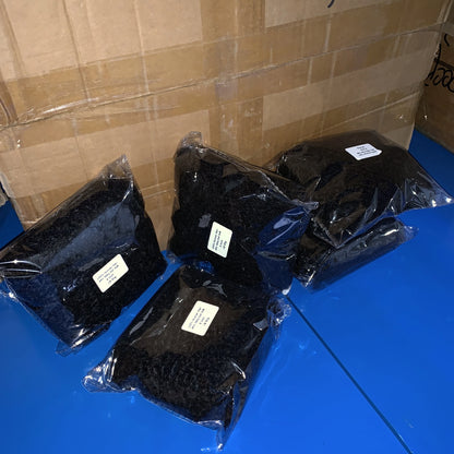 30g/Pc QVR Afro Kinky Bulk Human Hair Extensions Natural Black for Braiding 8" Remy Bulk Hair for Dreadlocs Braids Drop Shipping