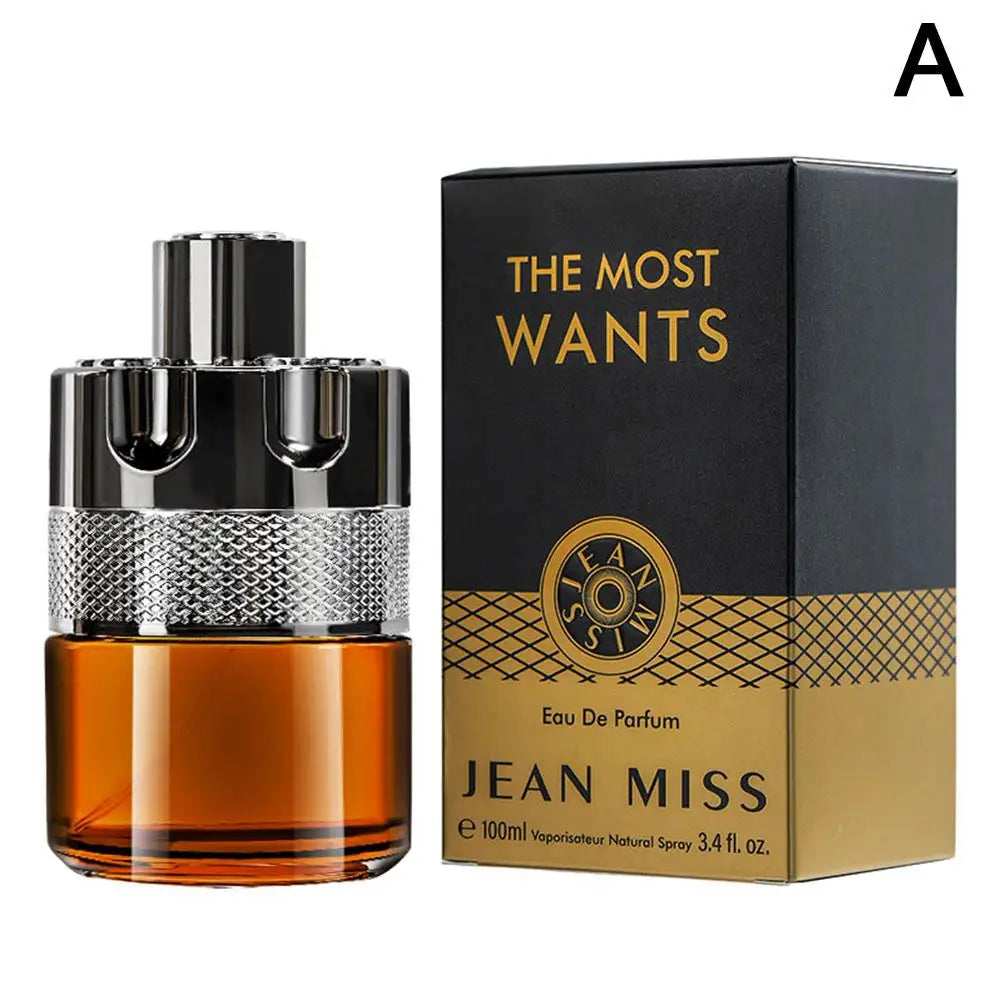 Men's Cologne Strong Fragrance Perfume Wooden Amber Perfume Charming Scent Long Lasting Perfume For Man 100ml Eau De Parfum