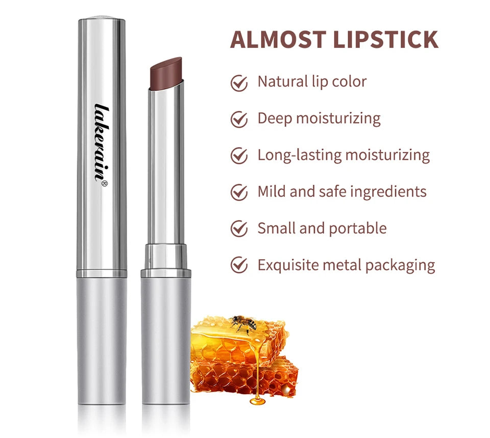 Honey Lipstick Tinted Lip Balm Lip Stain Moisturizing Nourishing Long-Lasting Lipstick for All Skin Tones Natural Woman Makeup