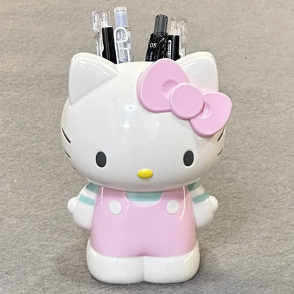 Anime Kuromi Hello Kitty Makeup Brush Storage Kawaii Pen Holder Desktop Storage Ornament Melody Student Pen Holder Storage Gift