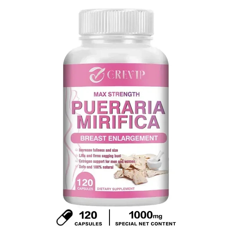 Pueraria Mirifica - Supports Women's Body Management, Skin Elasticity, Promotes Breast Development, and Increases Body Curves