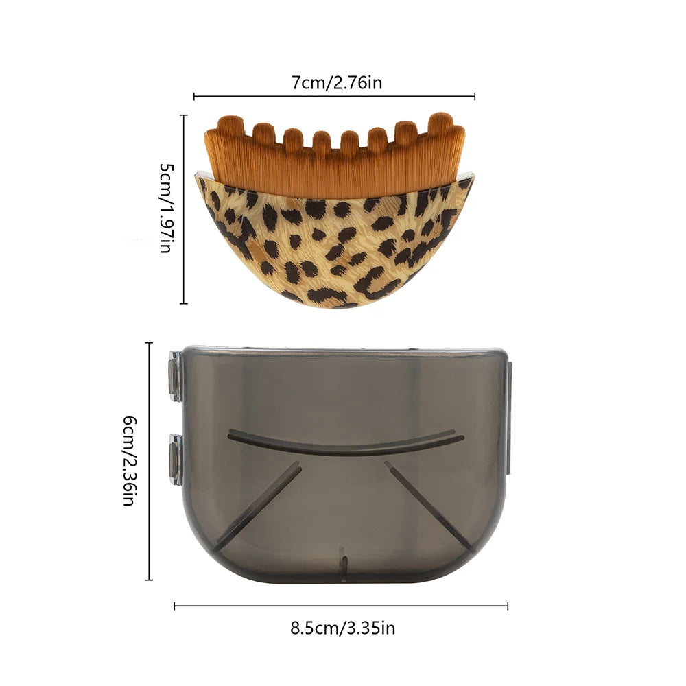 Lymphatic Contour Face Brush Soft Exfoliation Brush Reduce Puffiness Relief Fatigue Massager Skin Sculpting Tool Dry Brushing