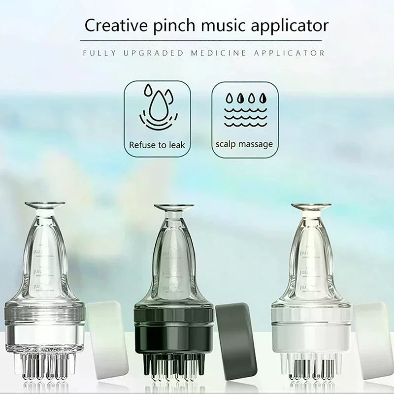 Scalp Applicator Liquid Comb For Hair Scalp Treatment Essential Oil Liquid Guiding Massager Comb Hair Growth Serum Oil Apply