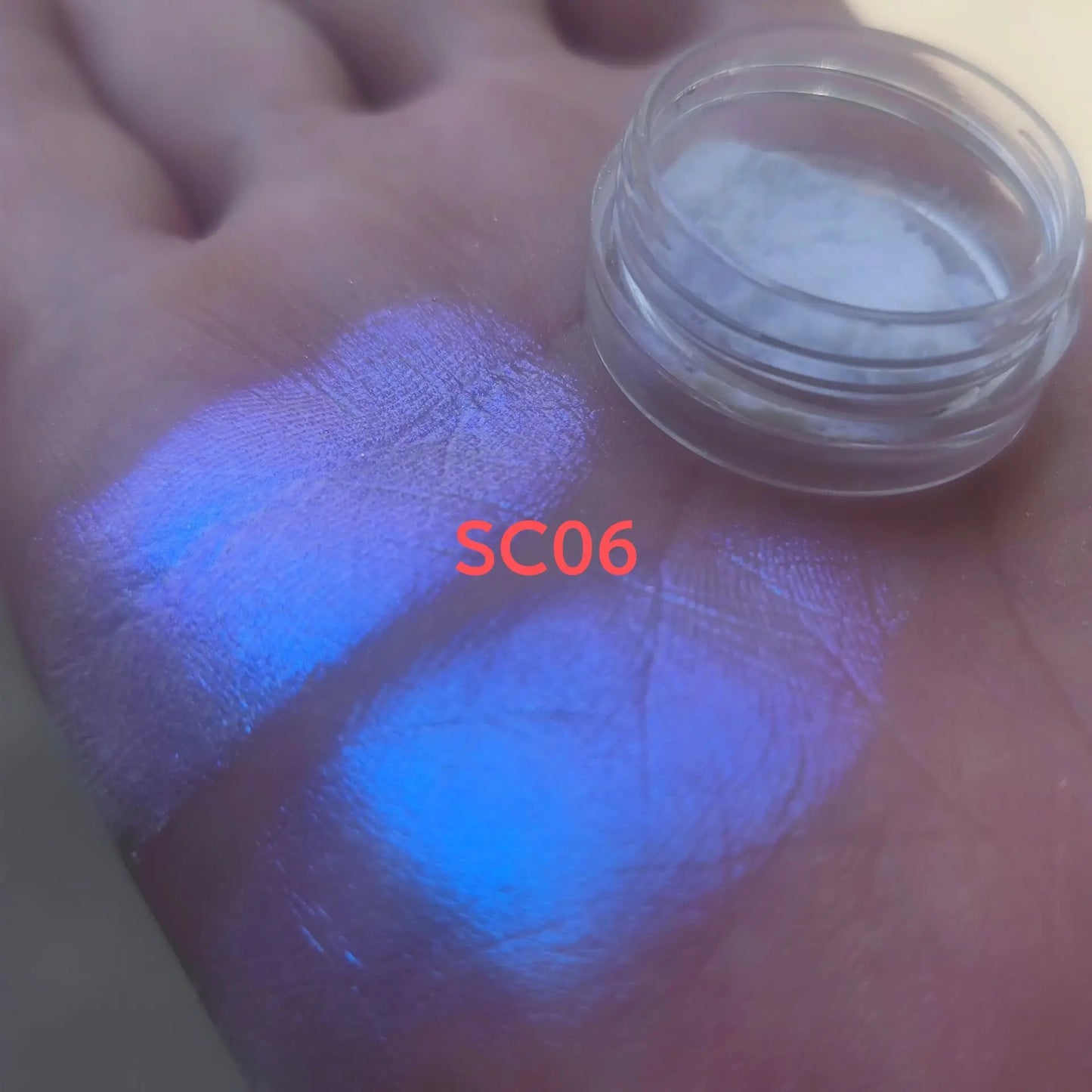 0.25g  White Chameleon Glitter Aurora Pigment Rainbow Highlights Multichrome Pigment Powder