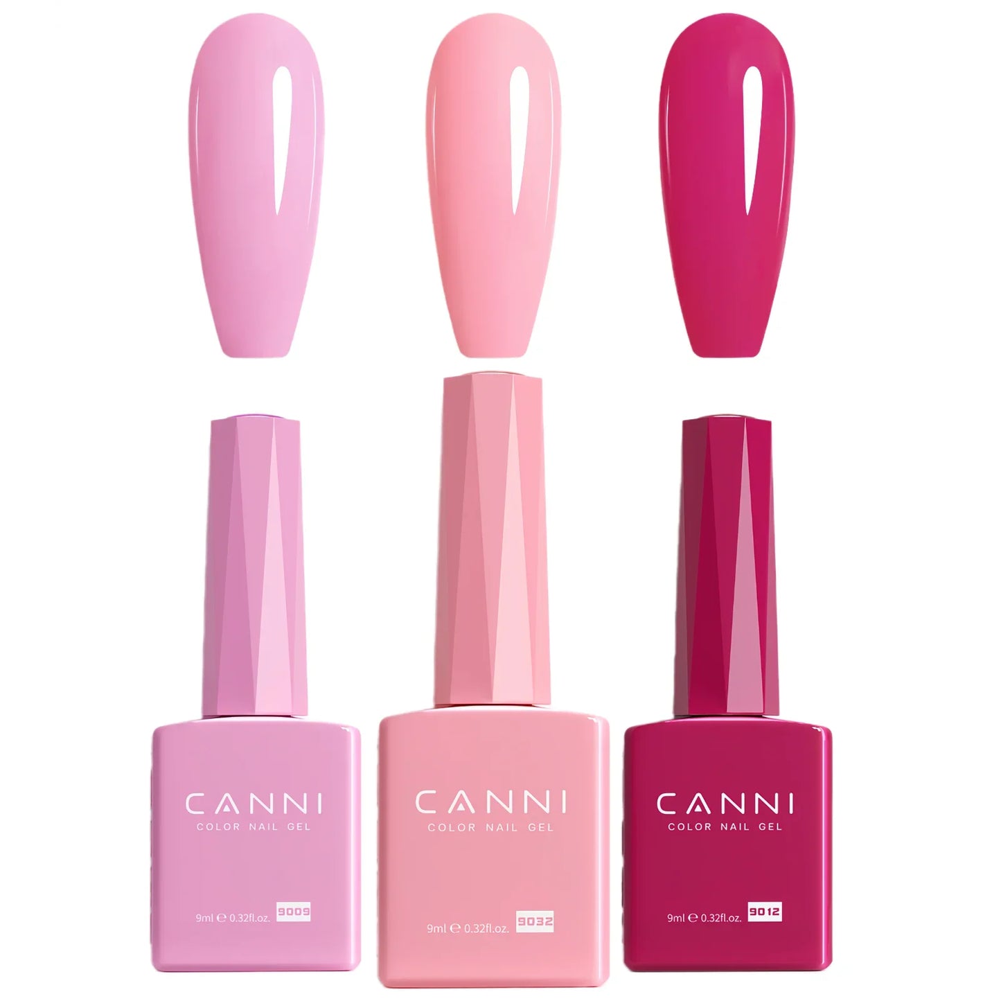 9ml CANNI TPO FREE HEMA FREE Ultra Consistency Nail Gel Polish Set Round Brush Semi Permanent Soak Off UV LED Gel Nail Kit
